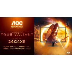 AOC Gaming 24G4XE 24 Fast IPS 1920 x 1080 (Full HD) HDMI DisplayPort 180Hz